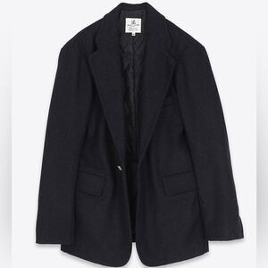 Denimist Deconstructed Blazer Navy Blue $525